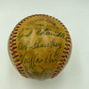 Joe Dimaggio & Ted Williams 1970's Yankees Old Timers Day Signed Baseball JSA