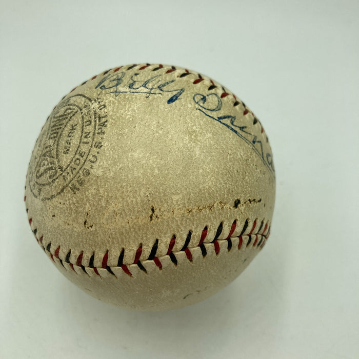 Rare Billy Sunday Signed 1925 American League Baseball Evangelist Beckett COA