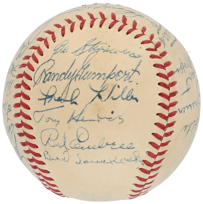 1946 New York Yankees Team Signed American League Baseball Joe Dimaggio PSA DNA