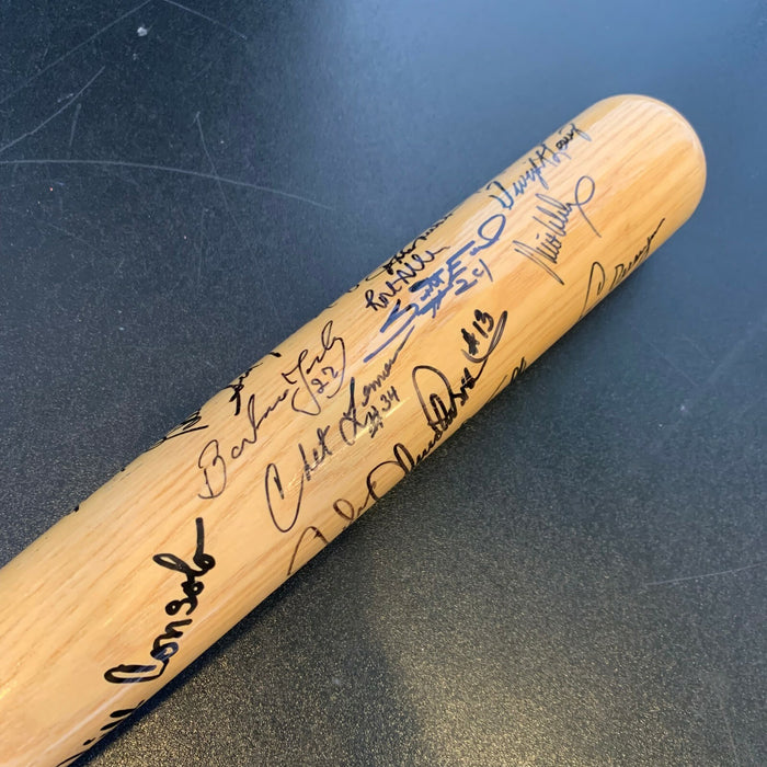 1984 Detroit Tigers World Series Champs Team Signed Bat 22 Sigs JSA COA
