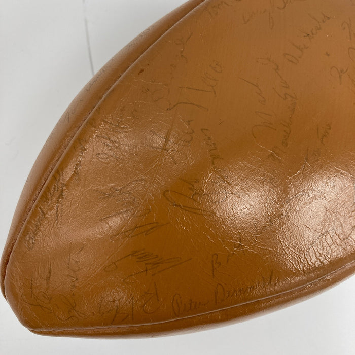 1973 Notre Dame Fighting Irish NAtional Champions Team Signed Football