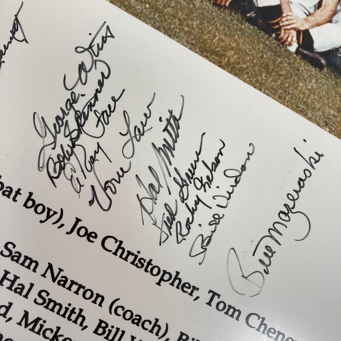 1960 Pittsburgh Pirates World Series Champs Team Signed 16x20 Photo JSA COA