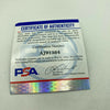 JEFF BURROUGHS Signed Game Used 1970's  American League Baseball PSA DNA COA
