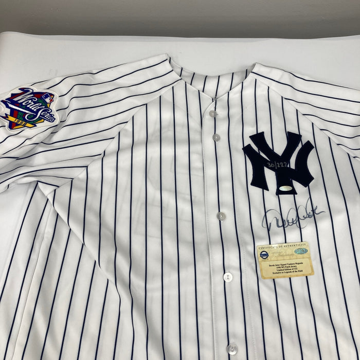 Derek Jeter Signed Authentic 1998 New York Yankees World Series Jersey Steiner