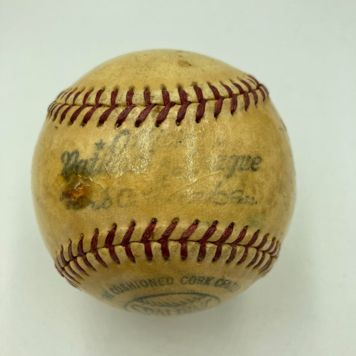 Gavvy Cravath Single Signed Official National League Baseball Beckett COA RARE