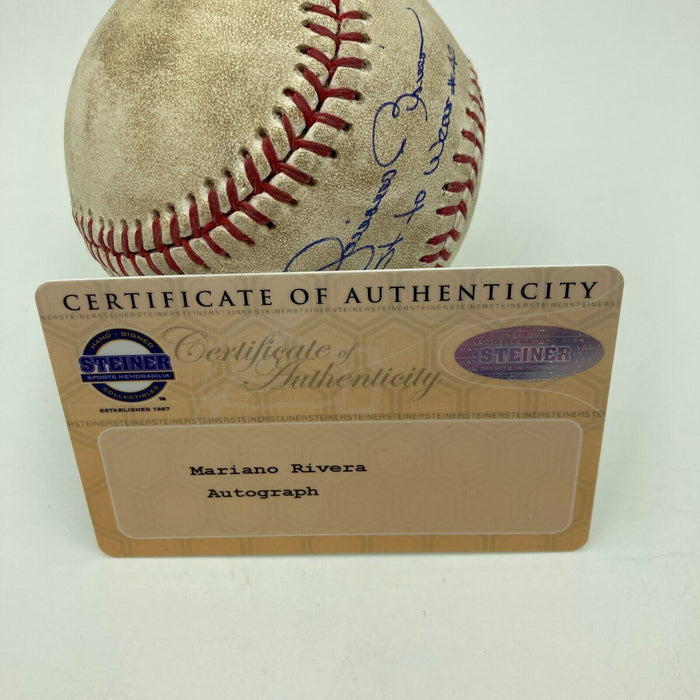 Mariano Rivera Last To Wear #42 Signed Jackie Robinson Day Game Used Baseball