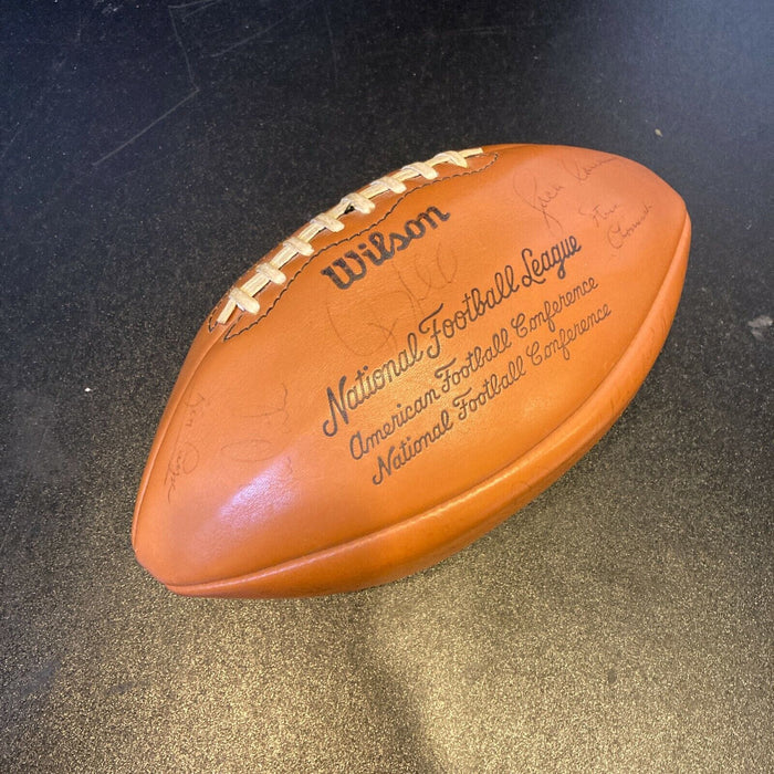 1975 Green Bay Packers Team Signed Wilson NFL Game Football JSA COA