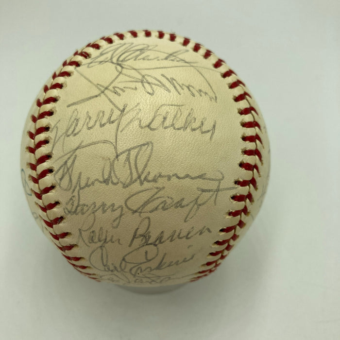 1970's Los Angeles Dodgers Old Timer's Day Multi Signed Baseball PSA DNA