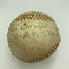 Larry Goetz Umpire Signed 1940's National League Frick  Game Used Baseball JSA