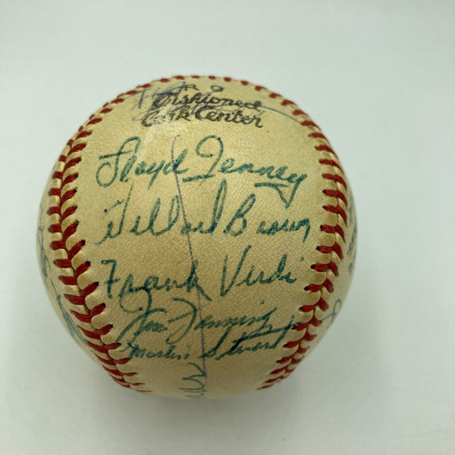 Willard Brown Negro League Hall Of Fame 1956 Team Signed Baseball JSA COA