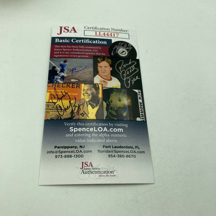 Jason Gedrick & Lillo Brancato Signed Autographed Baseball With JSA COA