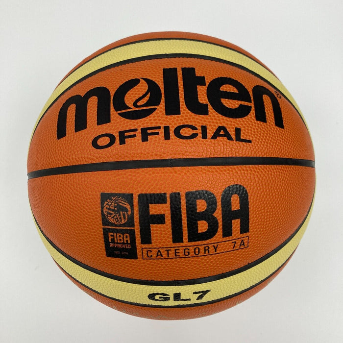 Kobe Bryant "2008 USA Gold" Signed Official Olympics FIBA Basketball UDA & JSA