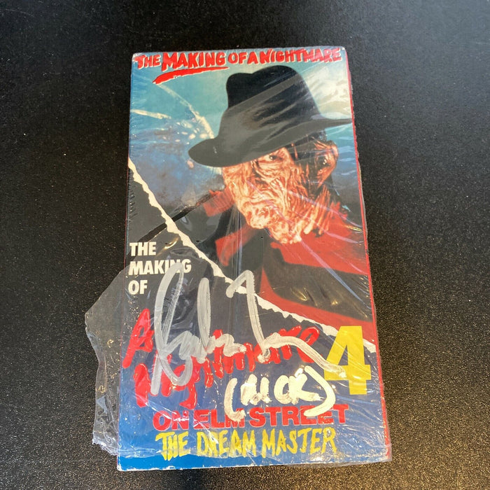 Andras Jones Signed A Nightmare On Elm Street Vintage VHS Movie JSA COA