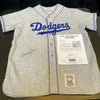 Johnny Podres Signed Authentic  Brooklyn Dodgers Jersey PSA DNA Graded MINT 9