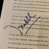 Marc Anthony Signed Autographed The Substitute Original Movie Script JSA COA