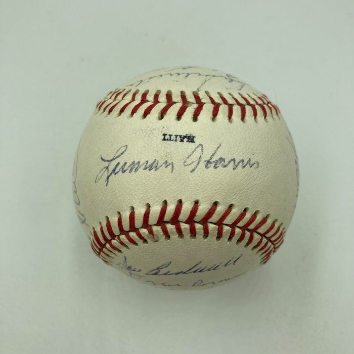 Hank Aaron 1970 Atlanta Braves Team Signed Baseball 22 Signatures PSA DNA COA