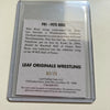 2012 Leaf Wrestling Pete Rose #2/25 Auto Signed Autographed Baseball Card