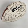 1983 AFC Pro Bowl Team Signed Official Wilson Football 50 Sigs JSA COA