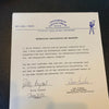 Billy Crystal Signed Personal Model Baseball Bat With JSA COA & Signed Letter