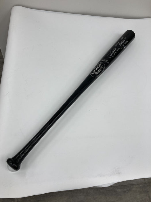 Derek Jeter 1996, 1998, 1999 W.S. Champs Signed Game Model Baseball Bat JSA COA