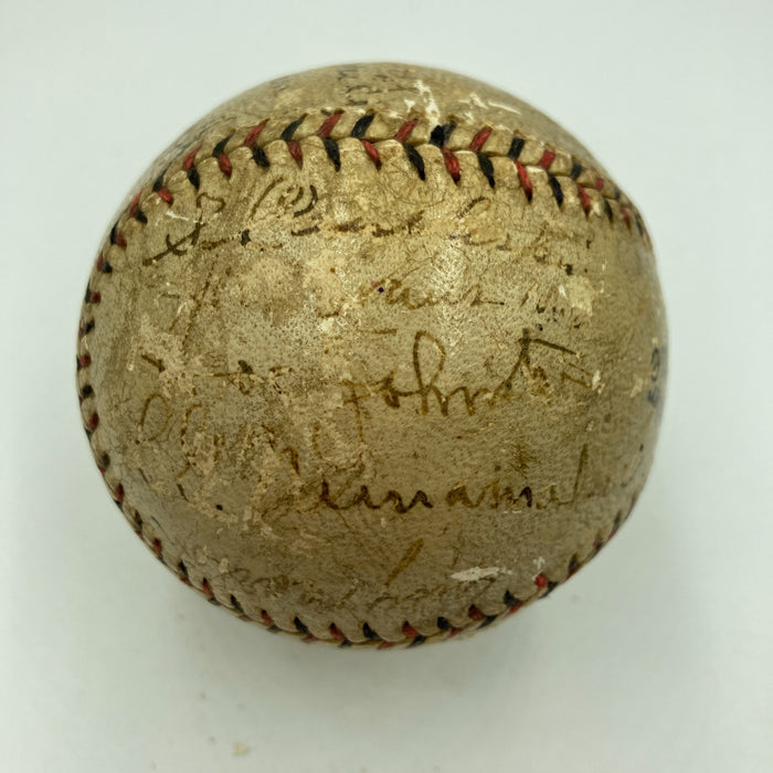 1920 Cleveland Indians World Series Champs Team Signed Baseball PSA DNA COA