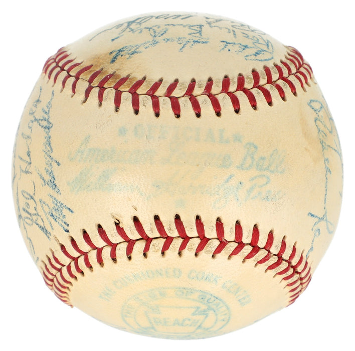 Beautiful Jackie Robinson 1951 Brooklyn Dodgers Team Signed Baseball Beckett COA