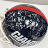 1990 New York Giants Super Bowl Champs Team Signed Full Size Helmet JSA Steiner