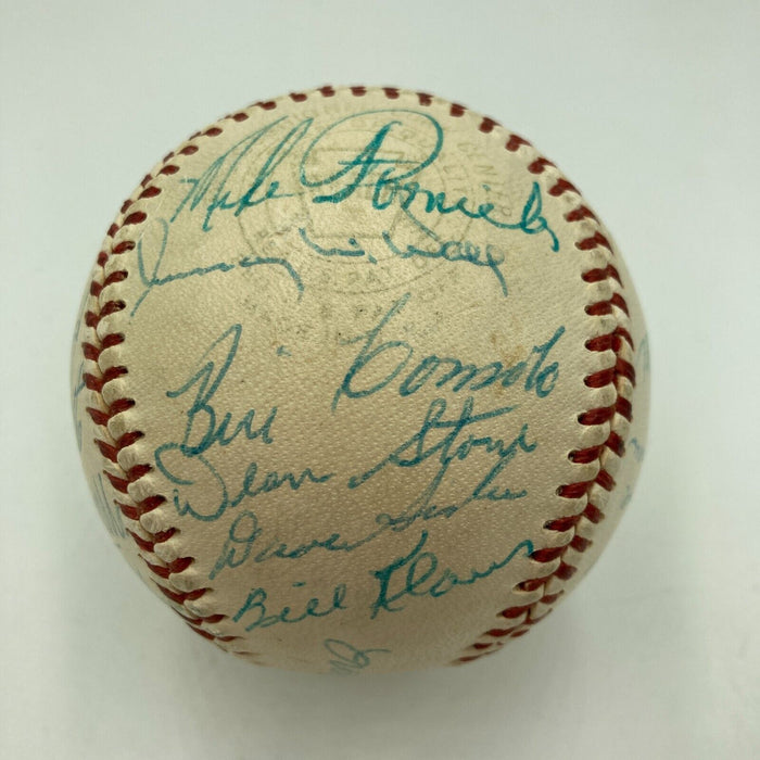 Ted Williams 1957 Boston Red Sox Team Signed Official American League Baseball