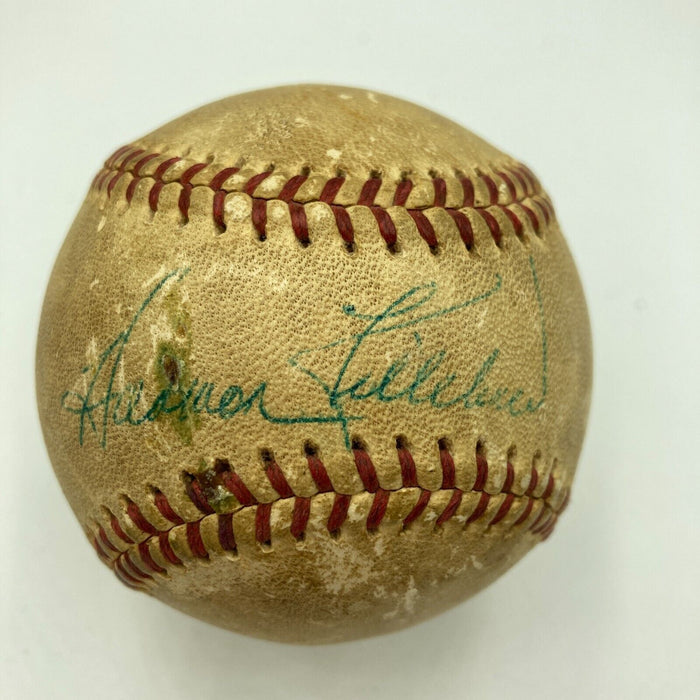 Harmon Killebrew Signed 1950's Game Used American League Baseball PSA DNA COA