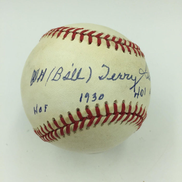 Rare Ted Williams HOF 1966 .406 Batting Ave. Signed Inscribed Baseball JSA COA