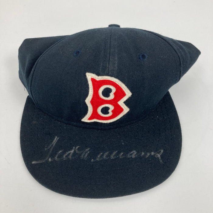 Ted Williams Signed Boston Red Sox Authentic Game Model Hat JSA COA