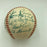 Beautiful 1952 Chicago White Sox Team Signed Baseball With Nellie Fox JSA COA