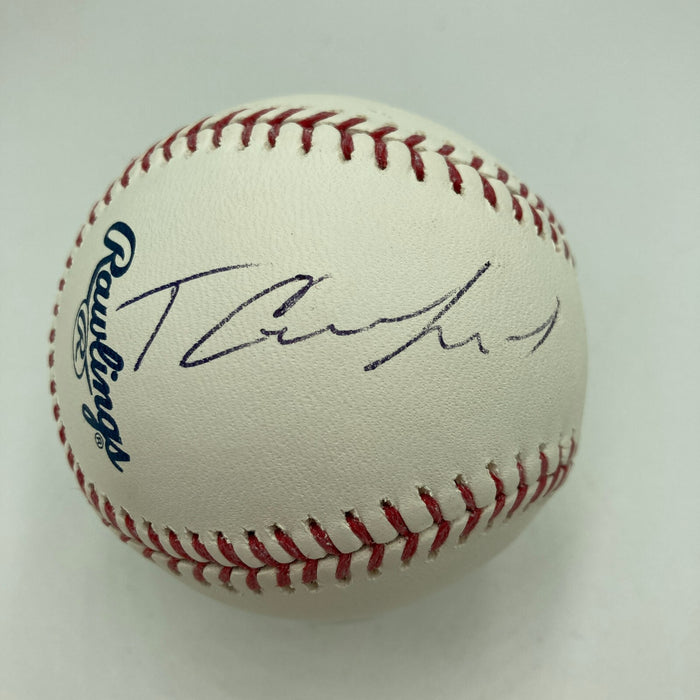 Terence Bud Crawford Signed Official Major League Baseball PSA DNA COA Boxing
