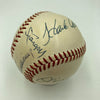 Stunning 1950's Mickey Mantle Ted Williams Willie Mays Signed Baseball Beckett