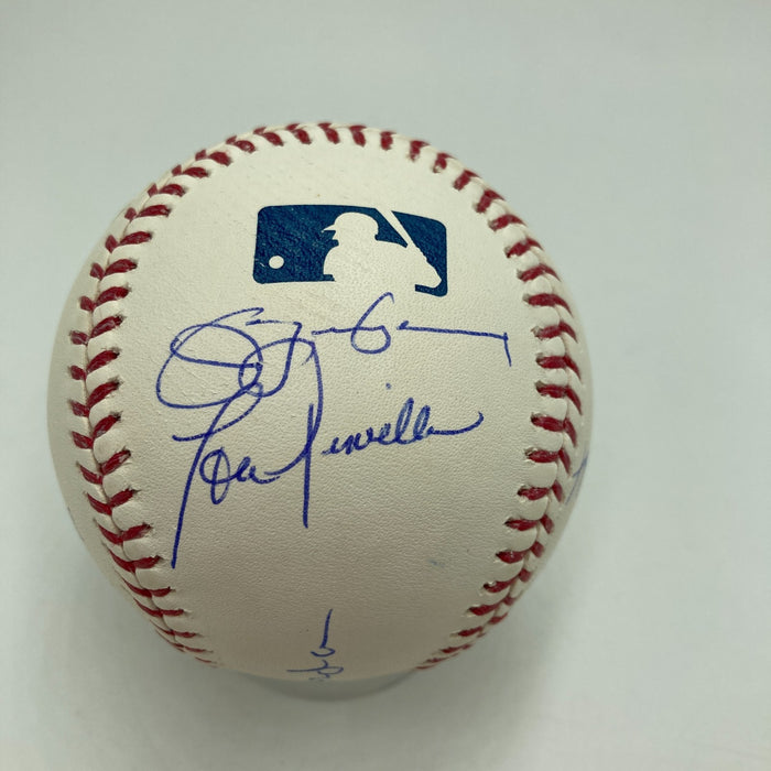 HOF Managers Signed Baseball LaSorda Torre Pinella Herzog Cox LaRussa JSA COA