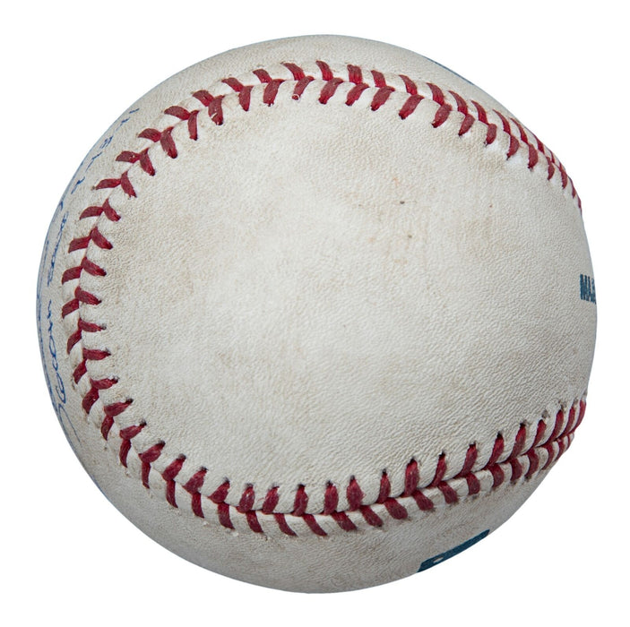 Historic Mariano Rivera 600th Save Signed Game Used Baseball JSA COA & MLB Auth