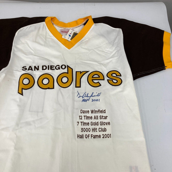 Dave Winfield Signed Authentic Mitchell & Ness 1978 San Diego Padres Jersey