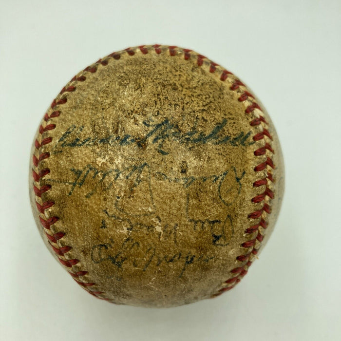 1950 New York Yankees World Series Champs Team Signed AL Baseball JSA COA