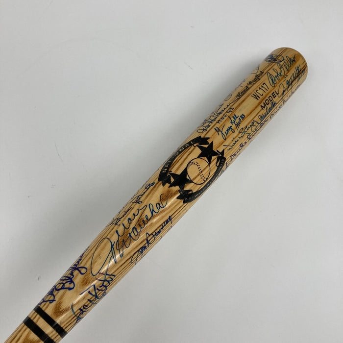 Beautiful Hall Of Fame Multi Signed Baseball Bat 42 Sigs PSA DNA COA