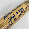 Beautiful Hank Aaron Milwaukee Braves Multi Signed Cooperstown Bat JSA COA