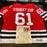 1961 Chicago Blackhawks Stanley Cups Champions Team Signed Jersey JSA COA