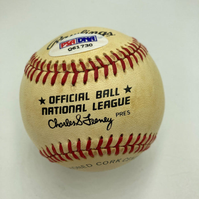 Steve Carlton Signed Official National League Feeney Baseball PSA DNA COA