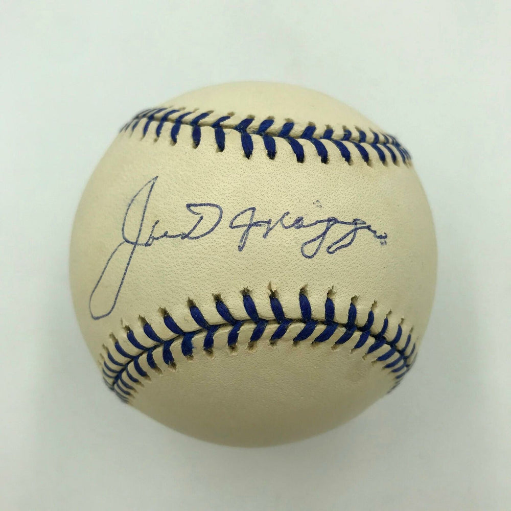 RARE Joe Dimaggio "Death Bed" Signed 1998 Joe Dimaggio Day Baseball PSA DNA COA