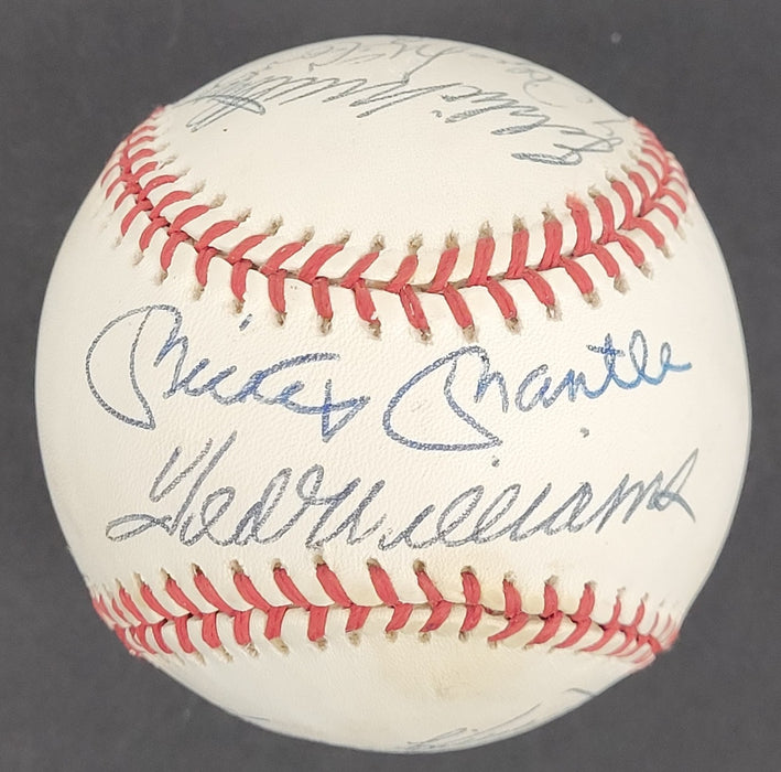 500 Home Run Signed Baseball Willie Mays Hank Aaron Ernie Banks JSA COA