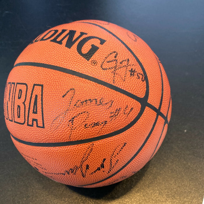 Elton Brand Steve Francis Baron Davis 1999 NBA Draft Signed Basketball JSA COA
