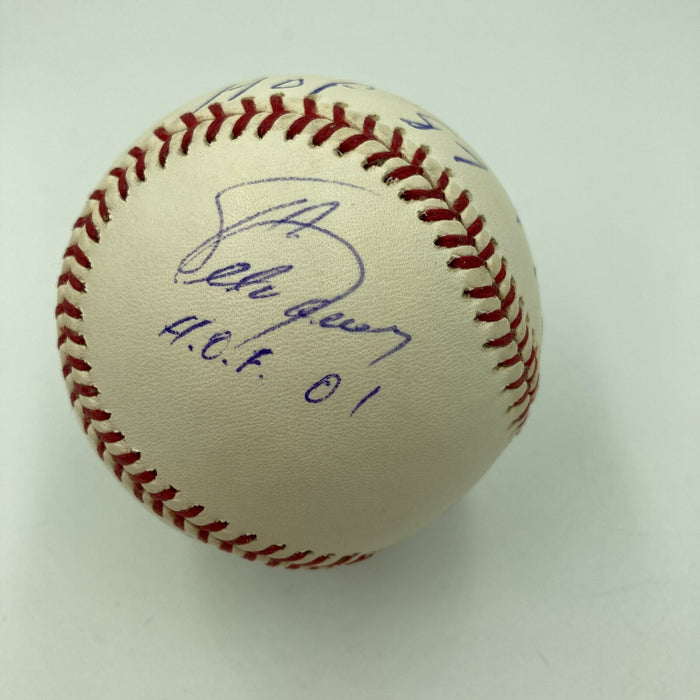 HOF Legendary Broadcasters Signed Baseball Jack Buck Harry Kalas Brennaman JSA