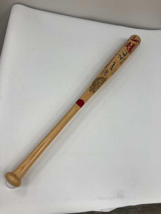 Albert Pujols Stan Musial St. Louis Cardinals HOF Legends Signed Bat Beckett COA