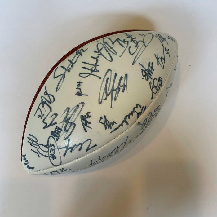 2004 Pro Bowl NFC Signed Football 60 Sigs! Michael Strahan PSA DNA COA