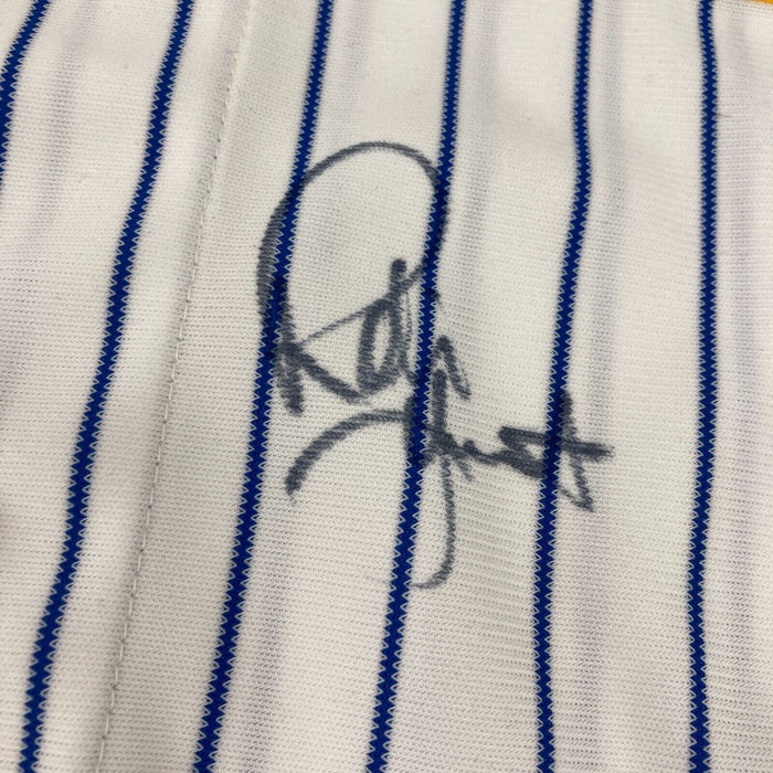 Robin Yount Signed Authentic 1990's Brewers Russell Game Model Jersey JSA COA