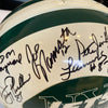 1969 New York Jets Super Bowl Champs Team Signed Full Size Helmet Joe Namath JSA